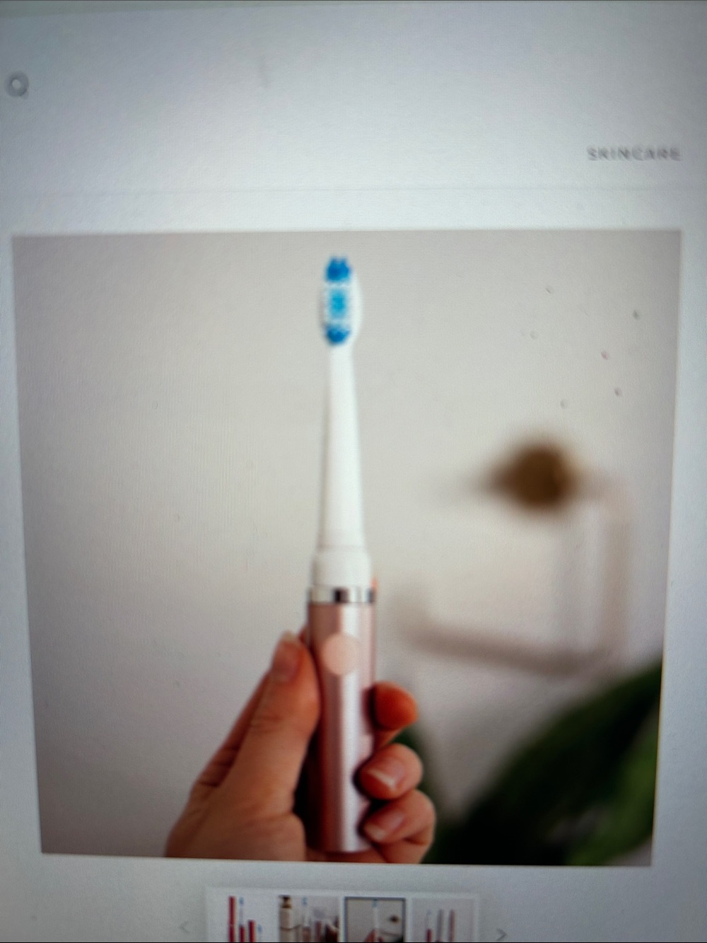 pop Sonic GO Metallic Red Travel Toothbrush - Picture 8 of 9